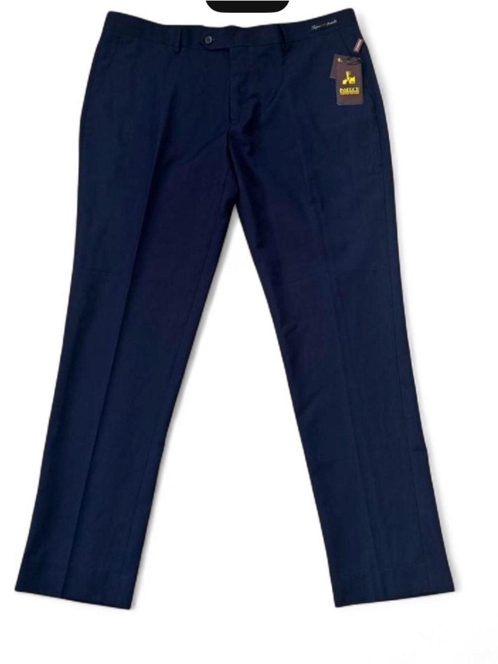 NWT Inserch Super 120s Fratelli Pants 40x32 Navy Blue Slim Fit Limited Edition